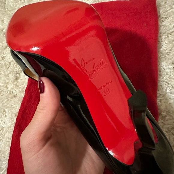 NEW Christian louboutin wawy dolly 100mm heels - Picture 4 of 7